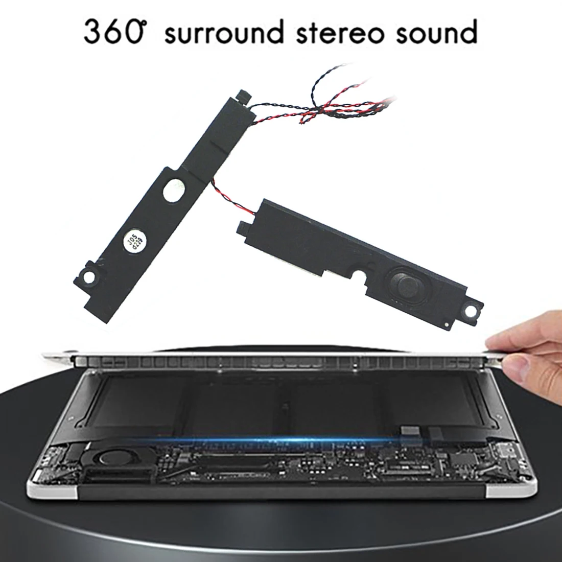 Laptop Built-In Speakers for Lenovo ThinkPad T430 T430I Laptop Left+Right Speaker Replacement 04W3639 04W3640