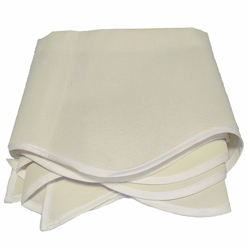 Cream Color Solid Beige Canopy Replacement Cloth Poly Fabric Outdoor Awning Waterproof Material Store Banner UV Block outdoor awnings