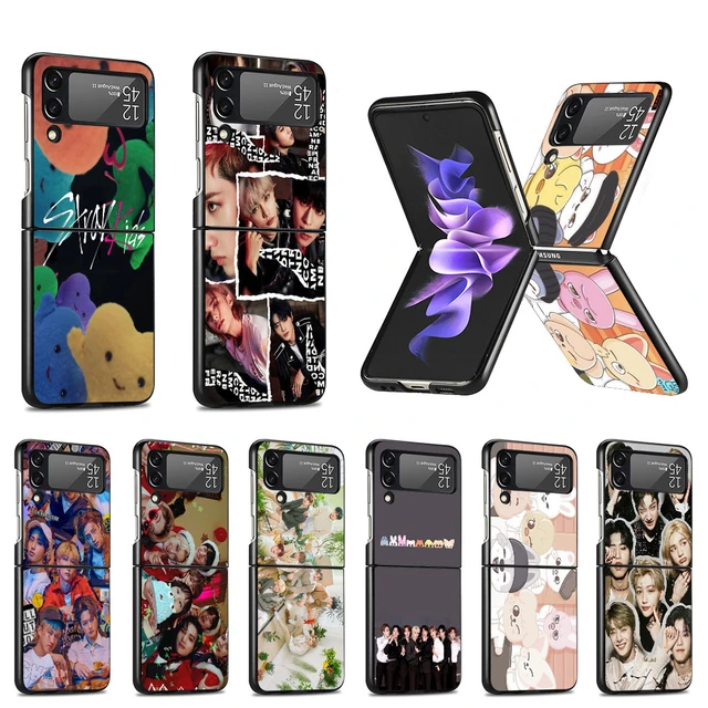 Case for Samsung Galaxy Z Flip3 Flip4 5G Boy Group Stray Kids Kpop Funda Z  Flip 4 3 Black PC Hard Cover ZFlip4 Mobile Phone Bag - AliExpress