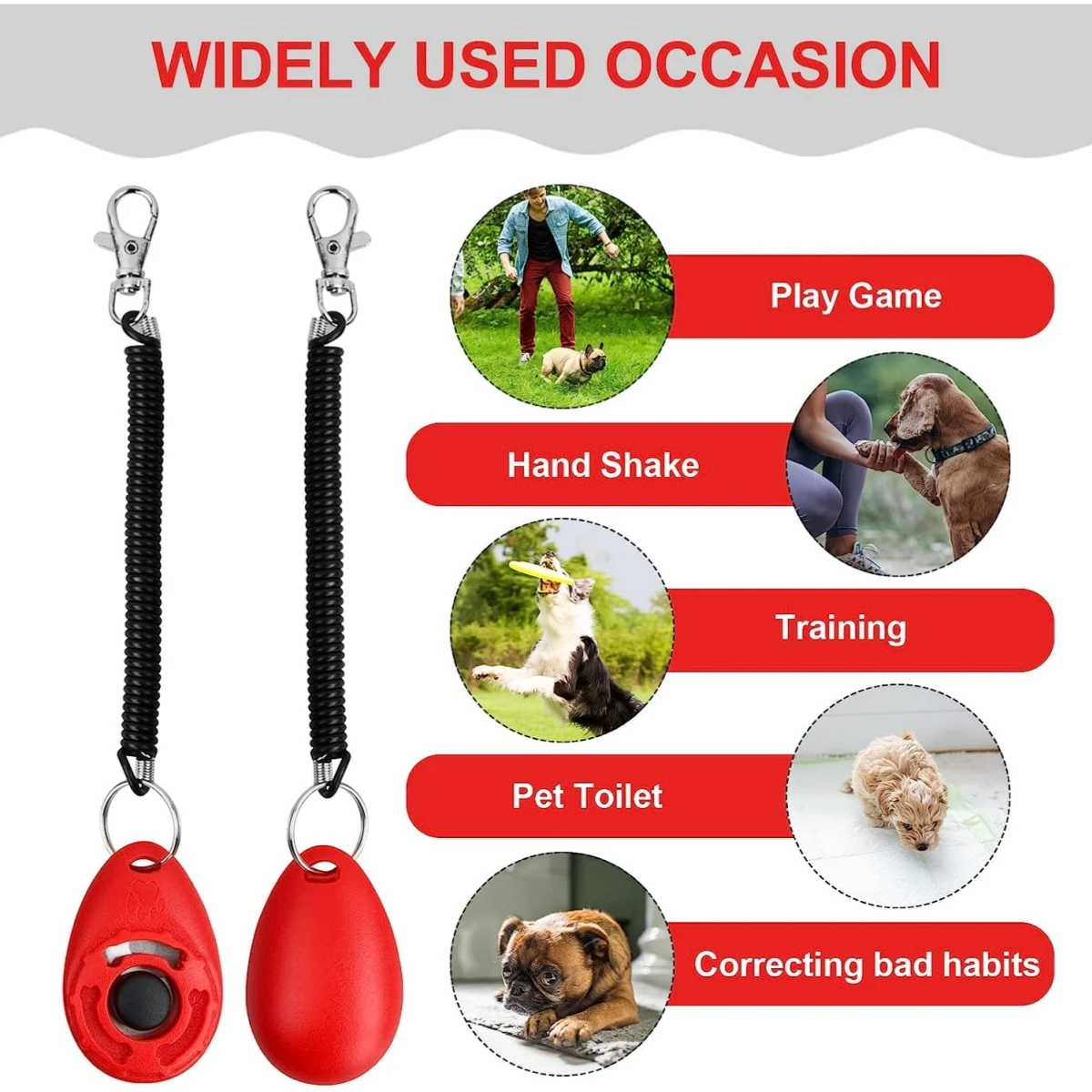 Click Sound Clicker Dog Supplies Pet Training Supplies Training Sound  Clicker Sound Guide Train Clicker dogs