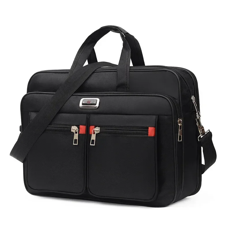 Briefcase leather briefcase document bag for Business and Travel