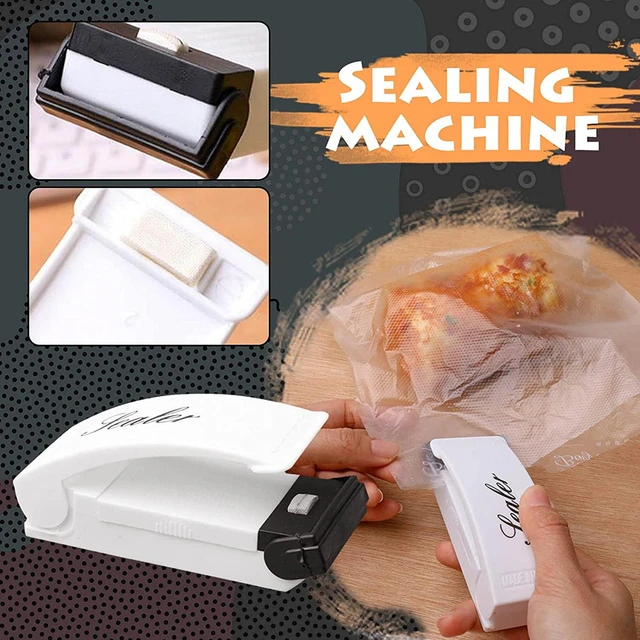 Chip Bag Sealer,Handheld Bag Heat Vacuum Sealer Rechargable,Portable Bag  Resealer Sealing Machine for Plastic Bags - AliExpress