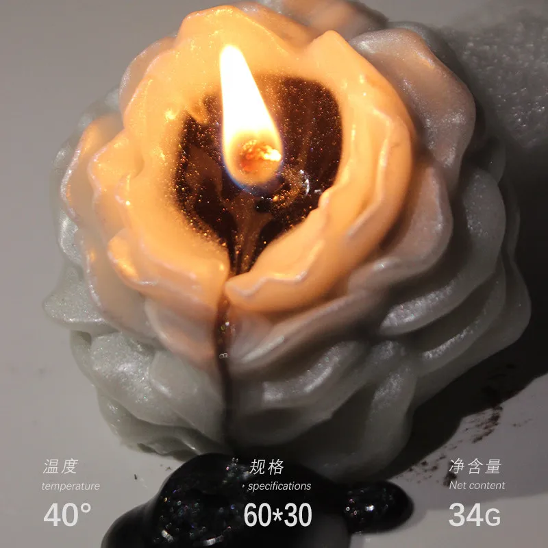 Hot New Taste Low Temperature Small Candle Gilt 40 Degrees Sm Peony Rose Aroma Drop Wax Adult Sex Conditioning Props