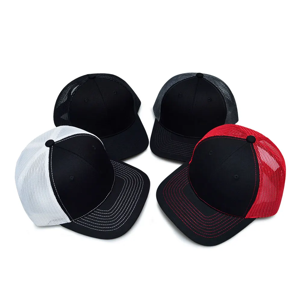Gorras Cap Male High Quality Richardson Baseball Cap Cotton and Net Trucker Hats For Men Women Breathable Mesh Hat 6