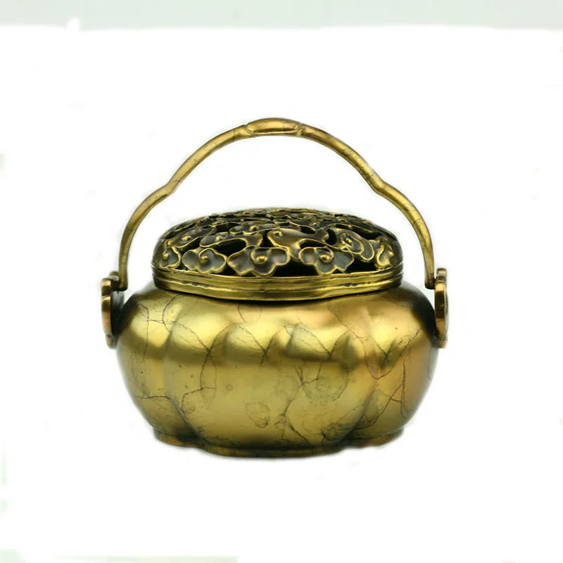 

Brass Dwelling Household Indoor Backflow Tea Ceremony Large Antique Mini Zen Tripod