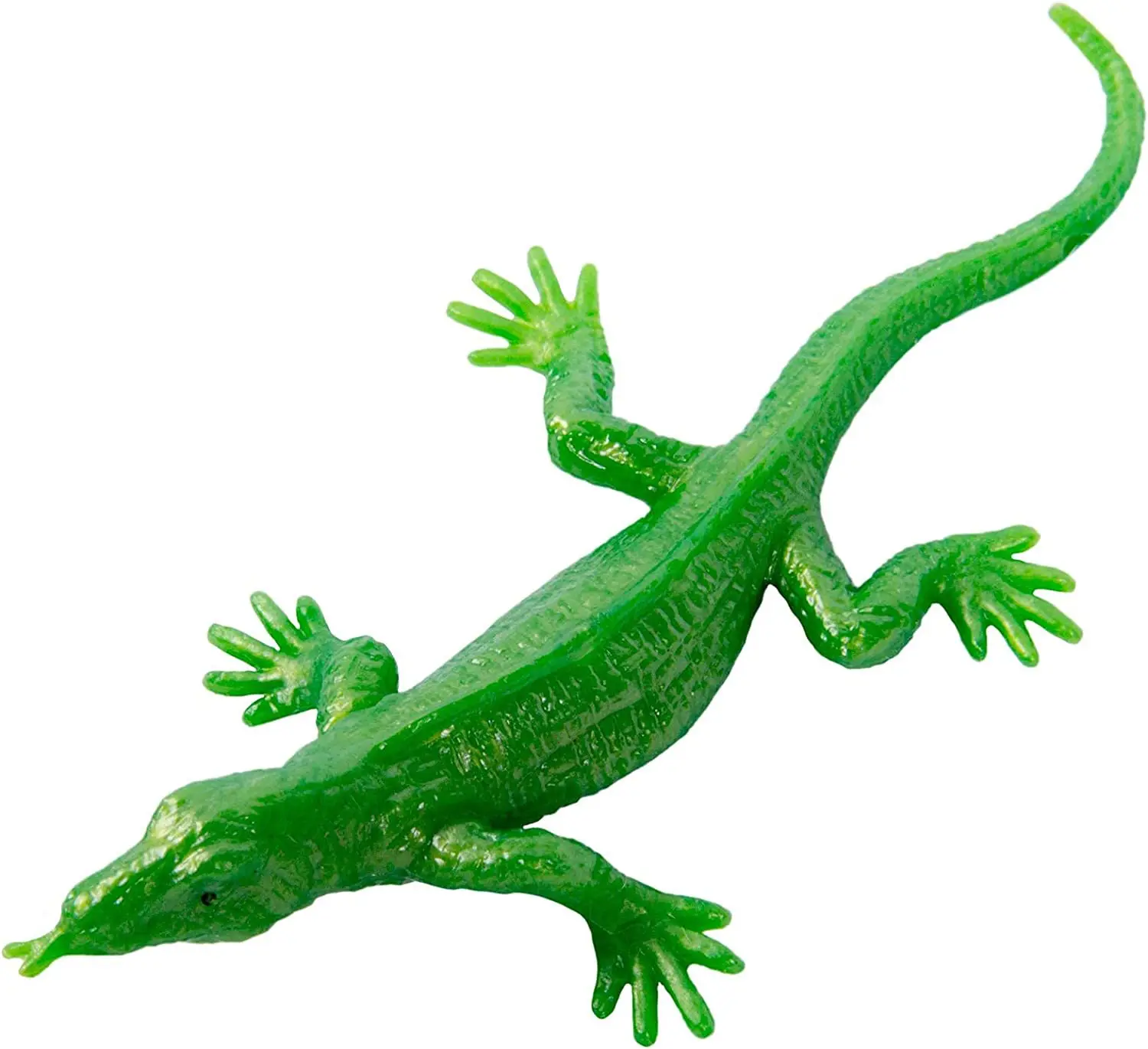 10 Pcs Novelty Funny Soft TPR Stretch Lizard Gecko Animal Model Simulation Gecko Halloween Scare Prank Decompress Toys prank toys