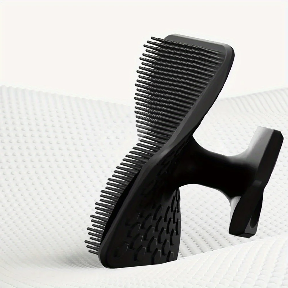 Silicone facial cleaning brush scrubber miniature face deep clean shave massage for men
