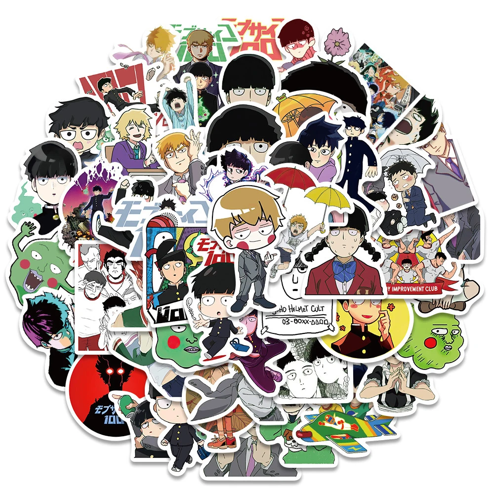 Japan Cartoon Anime Stickers Pack - Waterproof Decals for Luggage, Stationery, and Phones