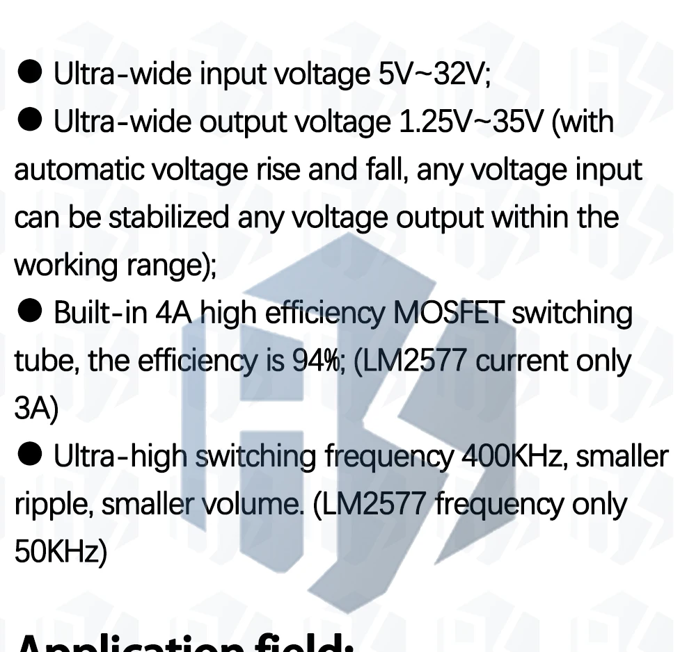 XL6019 (XL6009-Upgrade) Automatisches Step-up-Step-down DC-DC Einstellbares Wandler-Netzteilmodul 20W 5-32V auf 1.3-35V – Detail 32