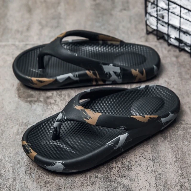 Unisex Platform Flip Flops Men Outside Casual Summer Shoes Designer Sandals  Female Beach Bathroom Slippers Non-slip Luxury Flops - Men's Slippers -  AliExpress