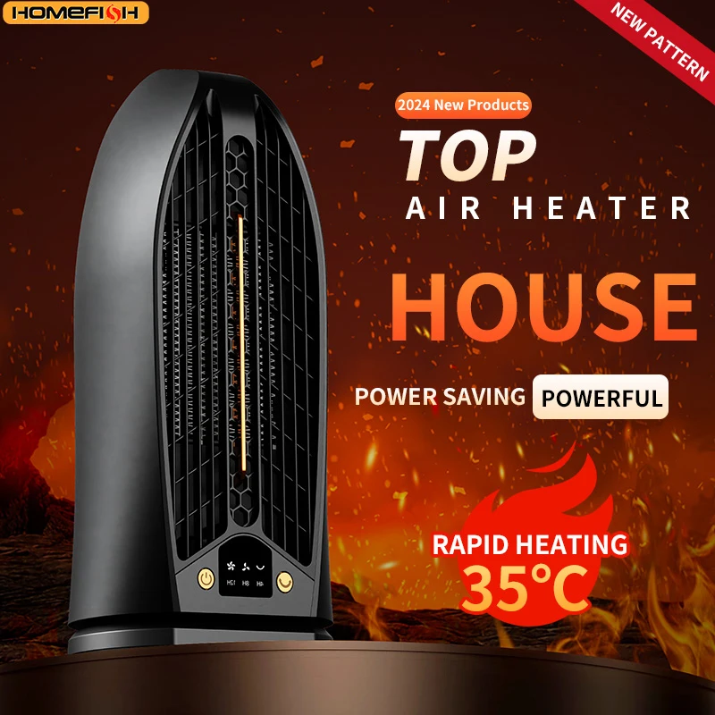 Portable Desktop Heater Home Use Quick Heating Electric Warmer for Bedroom Living Room Dormitory Foot Warmers