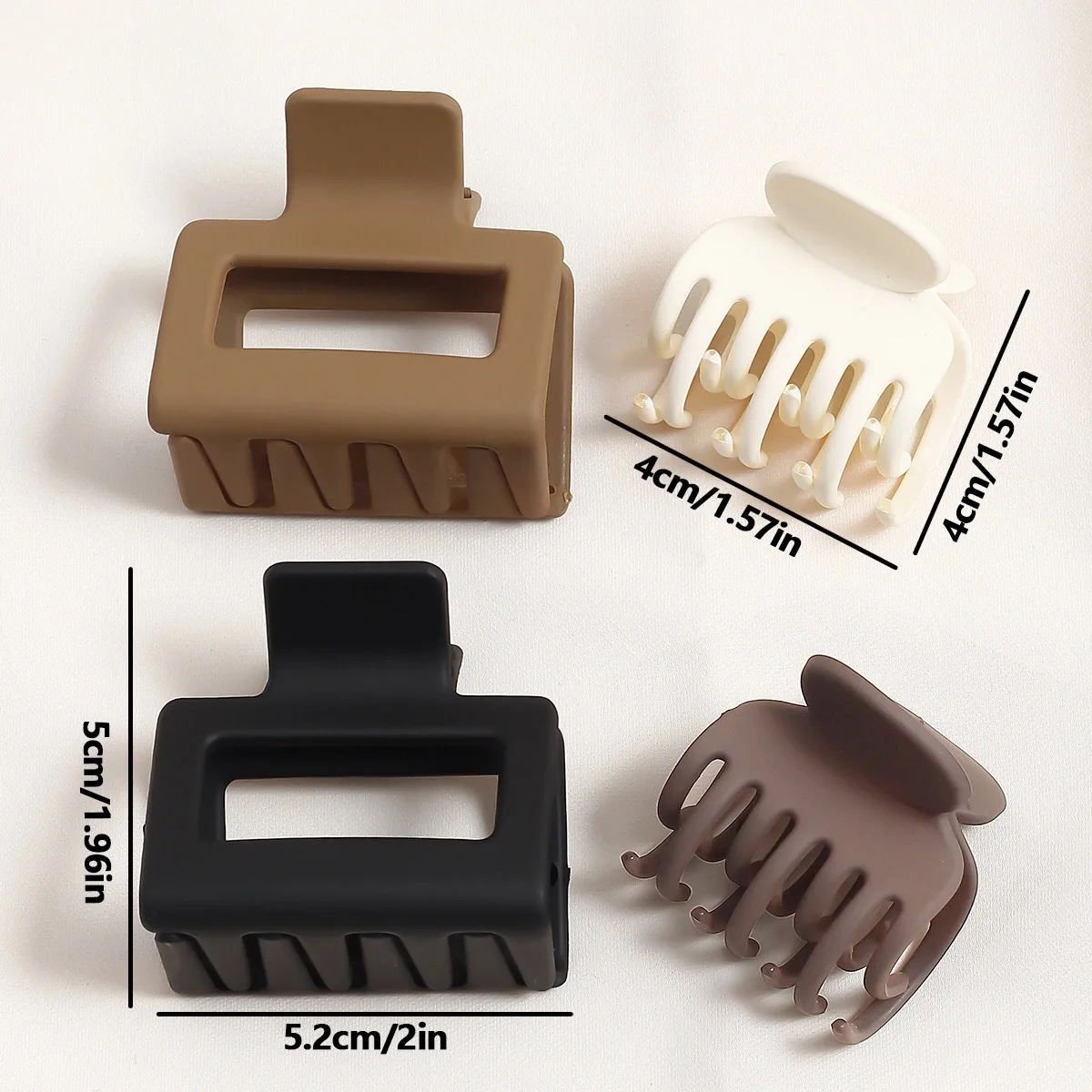 Рисунок 3 - Женские заколки-Крабики для волос средней длины