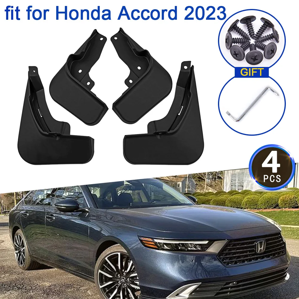 

for Honda Accord 11th Gen XI 2023 2024 Accessories Mud Flaps Splash Guards Flap Mudguards Fender Front Rear Wheels Parts Sticker