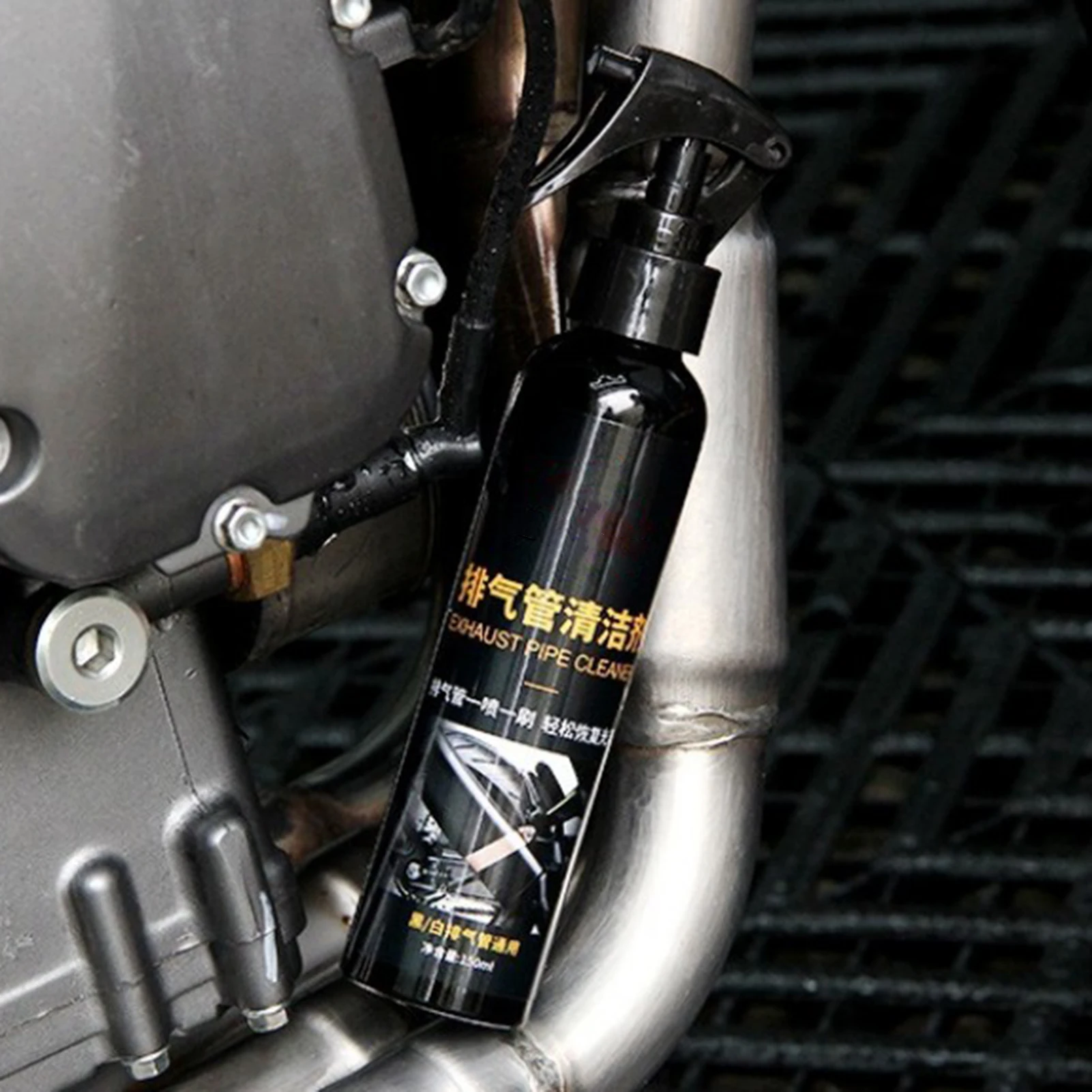 150ml Motorcycle Exhaust Pipe Cleaner Spray Repair Maintenance Tool Motorcycle Paint Equipment Maintenance Paint In Cans