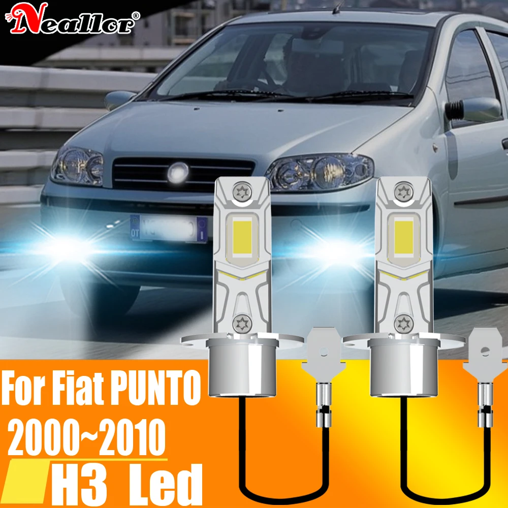 

Светодиодная противотуманная ЛАМПА H3 для автомобильных фар, светодиодная противотуманная лампа высокой мощности 12 В 55 Вт для Fiat Punto 2000 ~ 2010