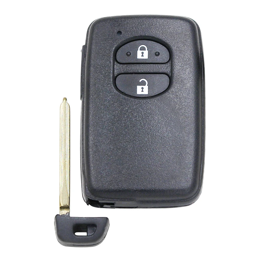 2/3/4 Button New Remote Key Shell Case Smart Car Key Housing Uncut Blade Toyota Prius 4Runner Land Cruiser Prius V Key Case Car Key Shell Key Cover Folding Car Key Shell Fob Cover Key Fob Replacement