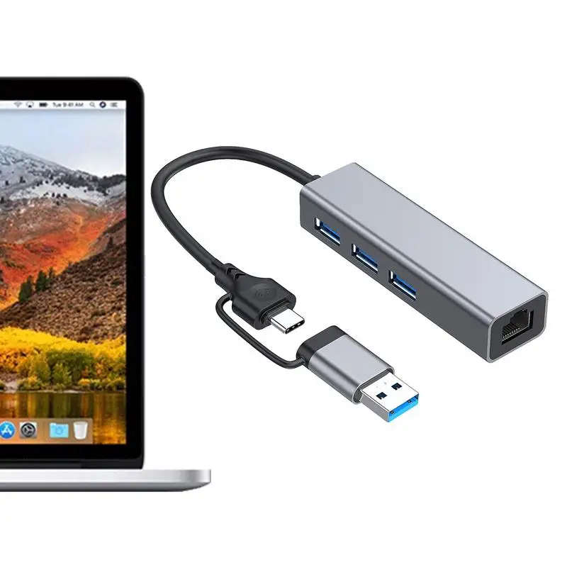 

Переходник USB-Ethernet, Gigabit проводной сетевой адаптер локальной сети, Gigabit Ethernet LAN Ethernet, запасная Плата расширения