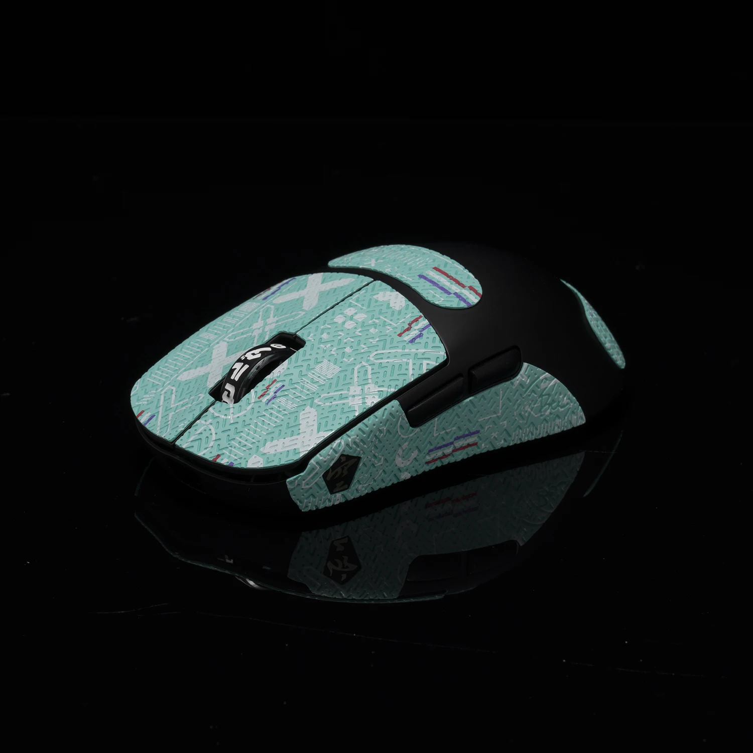 Non Slip Suck Sweat Pre Cut mouse anti slip sticker Lizard Skin Sticker Mouse Grip Tape Skate Lizard Skin Sticker For Ninjutso Sora V2
