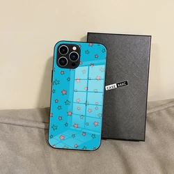 Heartstopper Starry Blue Glass Phone Case - 15ProMax (Z1)
