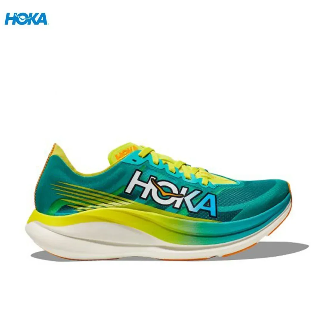 

Оригинальные спортивные беговые кроссовки Hokas Race Rocket X2, вечерние Синие Нескользящие кроссовки для мужчин и женщин