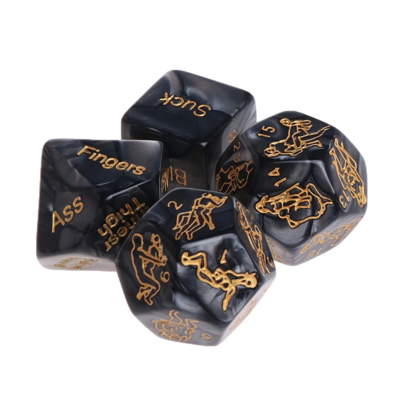 Acrylic Dice Sex Toys for Couples Adult Game sex toys