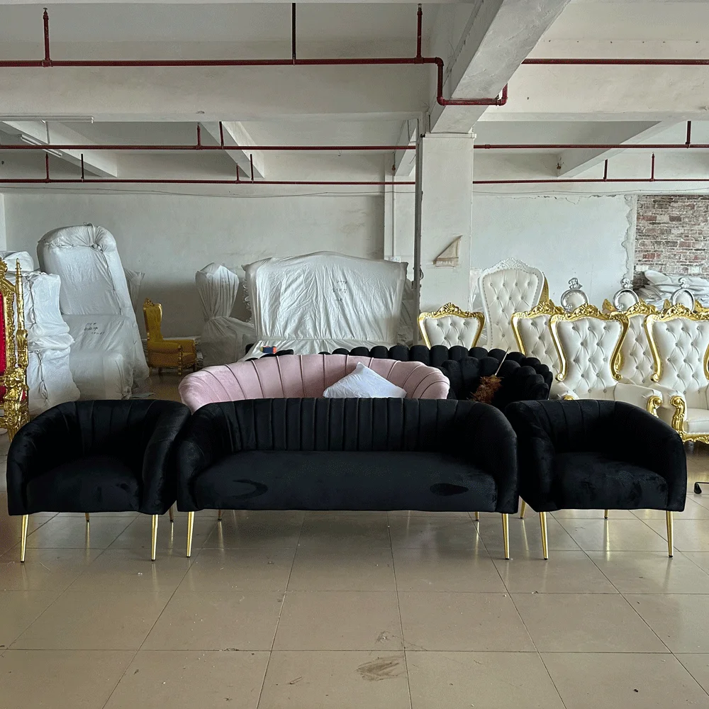 Modern Comfortable Fancy Couch Living Room Sofa Wedding Sofa Chair On