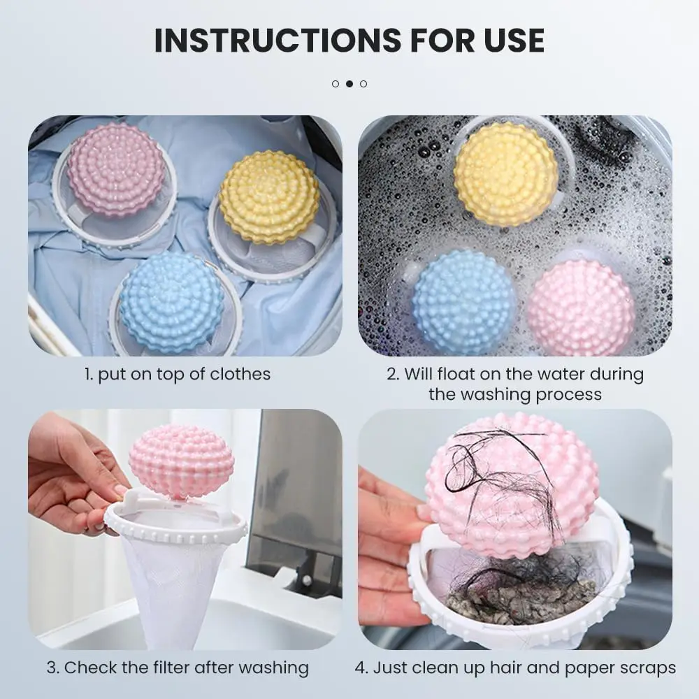 Removal Washing Machine Pet Fur Hair Removal Trap Reusable Mesh Dirty Collection Bag Cleaning Ball Floating Hair Filtering Mesh laundry ball