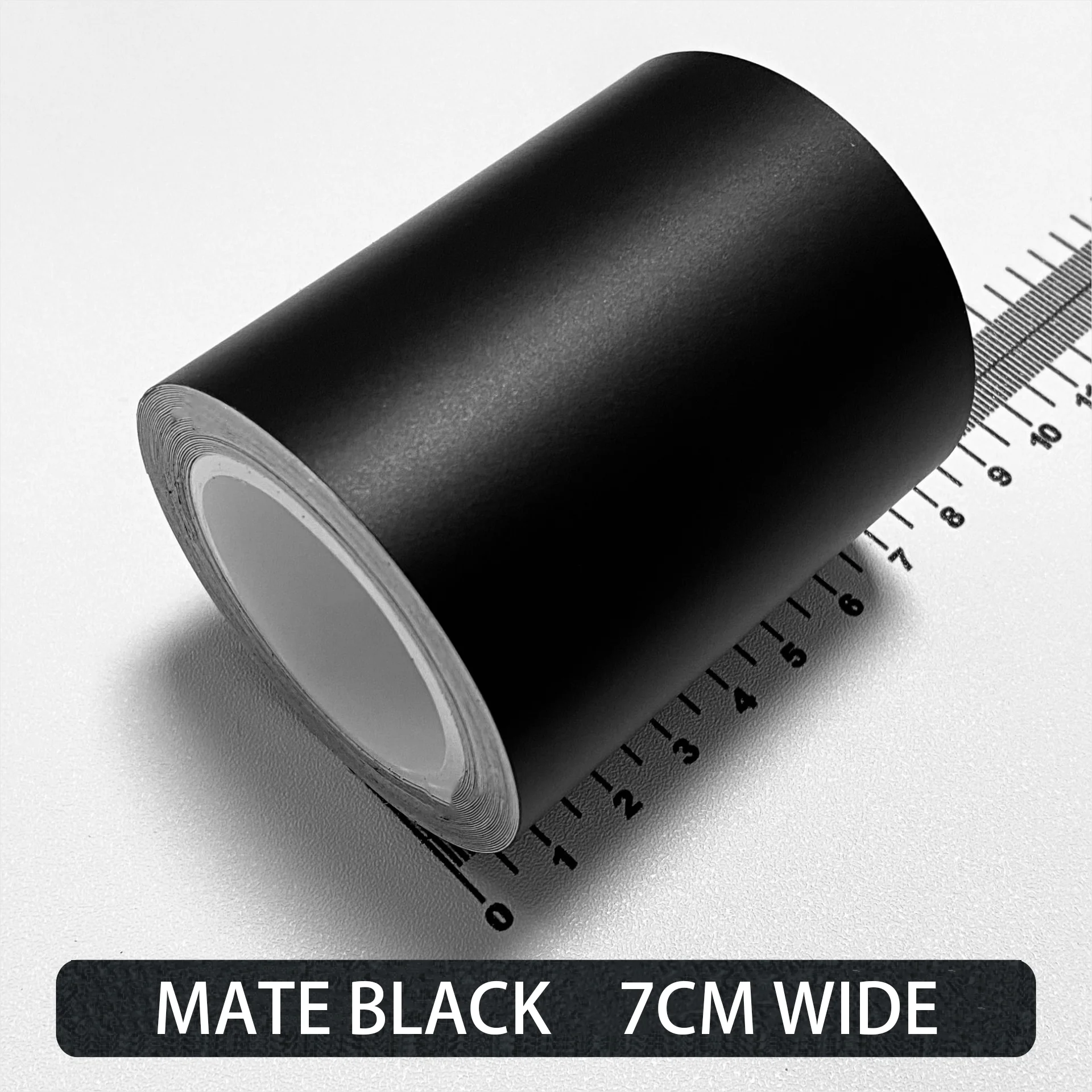 Matte Black 7cm Wide