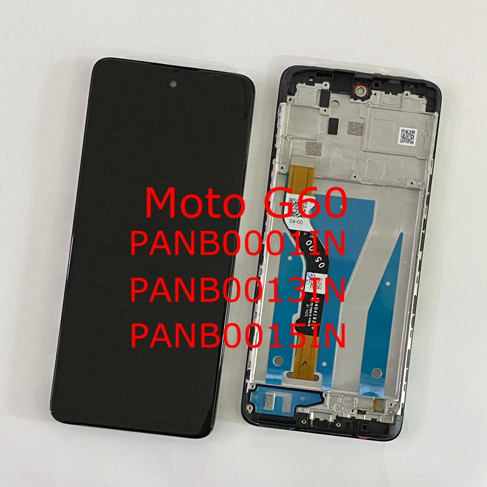 DISPLAY LCD PER MOTOROLA XT2133 MOTO G60S NERO