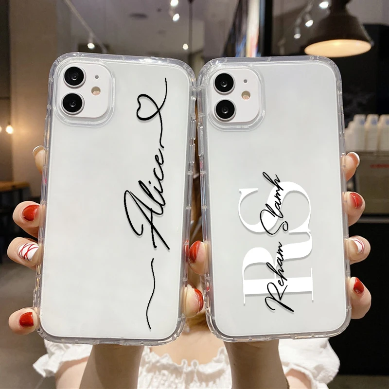 Funda personalizada para iPhone 7 Plus/8 Plus Cristina Letra C Monograma  Inicial Caligrafía