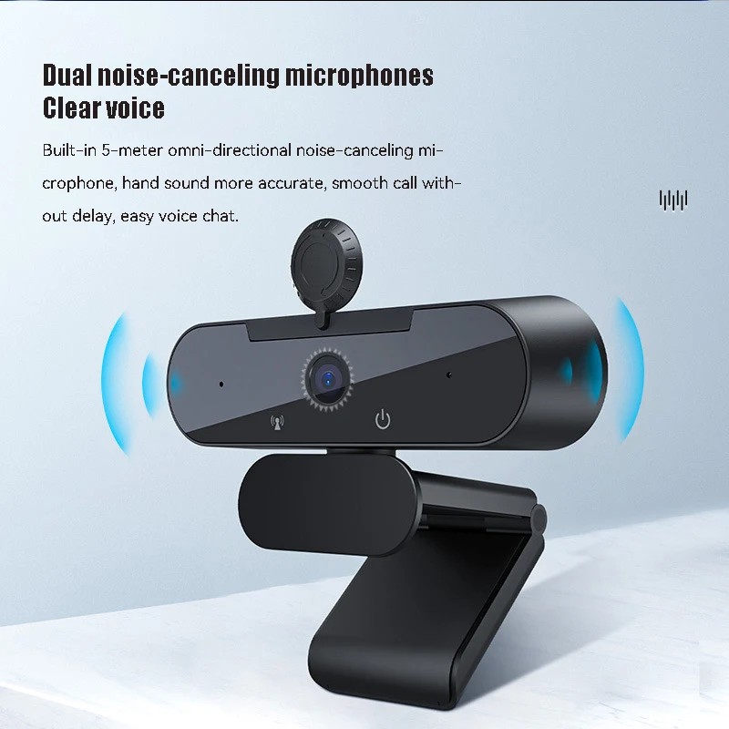 Ultra HD 2K PC Webcam USB Webcams Auto Focus Computer Web Cam with