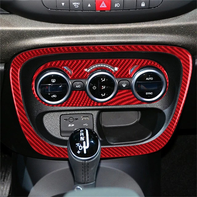 Car Interior Decoration Protection Carbon Fiber Sticker For Fiat 500l 2014  2015 2016 2017 Auto Styling Accessories - Automotive Interior Stickers -  AliExpress