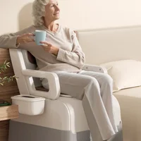 Odor-Resistant Portable Toilet, Easy Night Access Commode, Bedside Elderly Seat, Removable Pregnancy Toilet,   Sanitation Seat 1