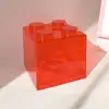 Money Box Building Block Saving Box Transparent Plastic Blocks Piggy Bank Coin Storage Case Change Boxes Kid Toy Gift Home Decor 4