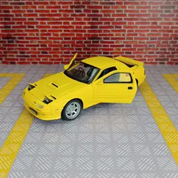 Stylish Alloy Diecast Toy Car with Sound and Light - Perfect Collectible (YELLOW)