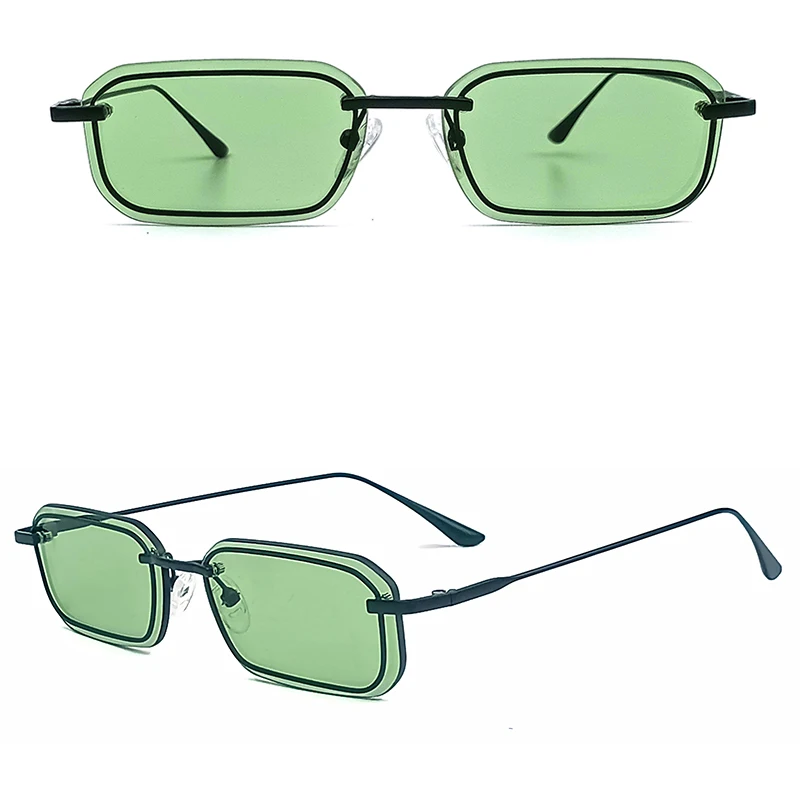 CATERSIDE Retro Punk Sonnenbrille, Herrenmode, quadratischer kleiner Rahmen, Sonnenbrille für Damen, Vintage, Outdoor-Sportbrille, Sommer, UV400 – Detail 10