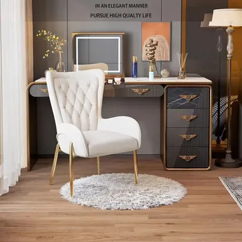 Modern Storage Dresser Drawers Aesthetic Desings Kawaii Mirror Dressing Table Makeup White Coiffeuse De Chambre Home Furniture