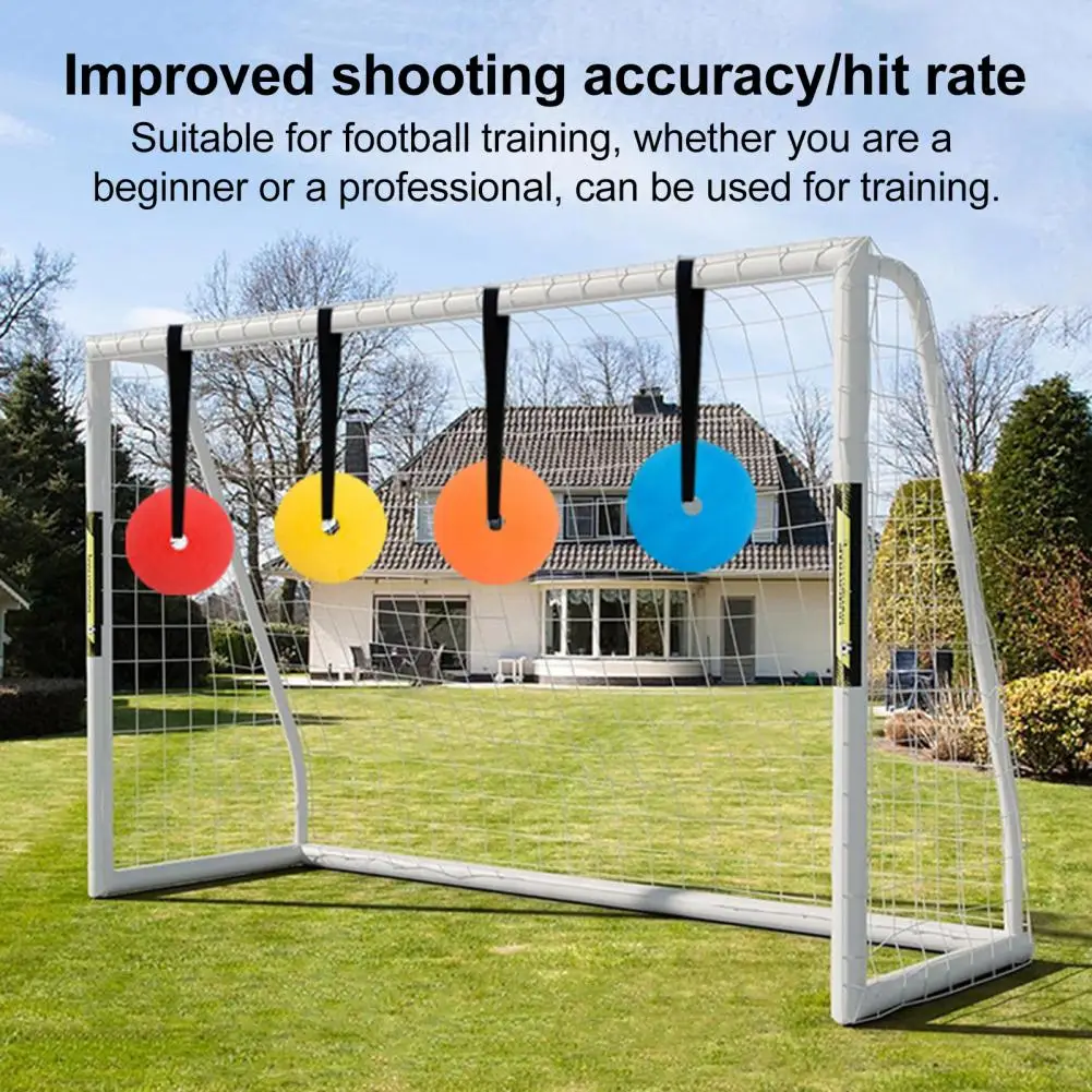Soccer Goal Target Flat Cones Baseball Football Soccer Hockey Shoot Target with Tapes Sports Goal Reactive Agility Training Aid