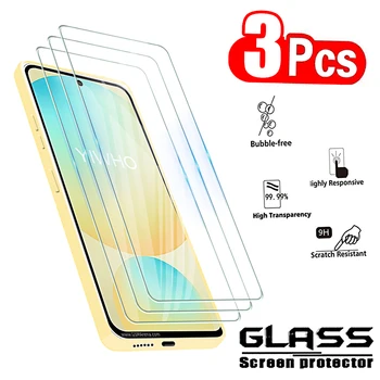 3 pezzi di vetro protettivo per Samsung S24 S23 S21 S20 Fe protezioni per schermo in vetro temperato pellicola frontale HD per telefono S24fe S23fe S21fe