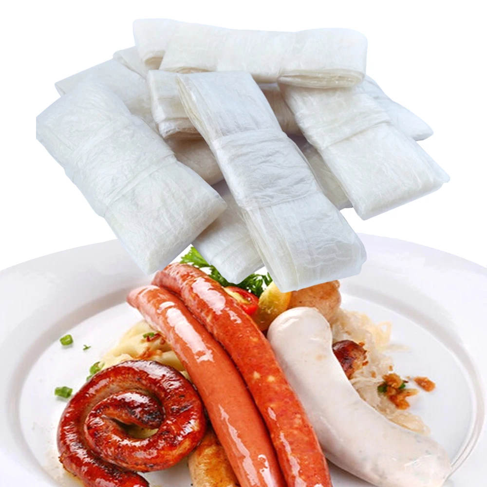 9pc 30cm BBQ Dried Casings for Sausage Salami Shell for Sausage Casing Maker Kitchen Tools Meat Poultry Tools Inedible Casings
