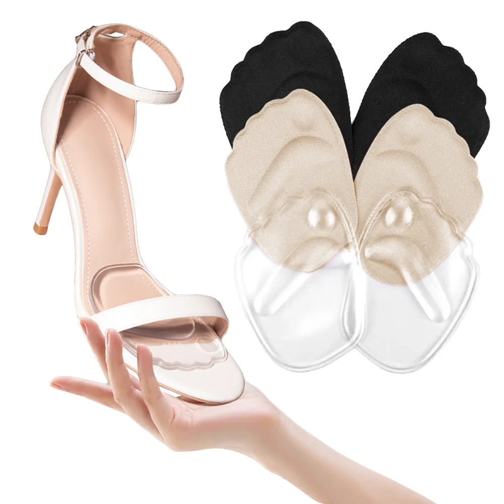 Silicone Forefoot Pads for Women High Heel Shoes Anti-Slip Inserts Anti-Pain Foot Pads shoe insoles forefoot pads forefoot cushion