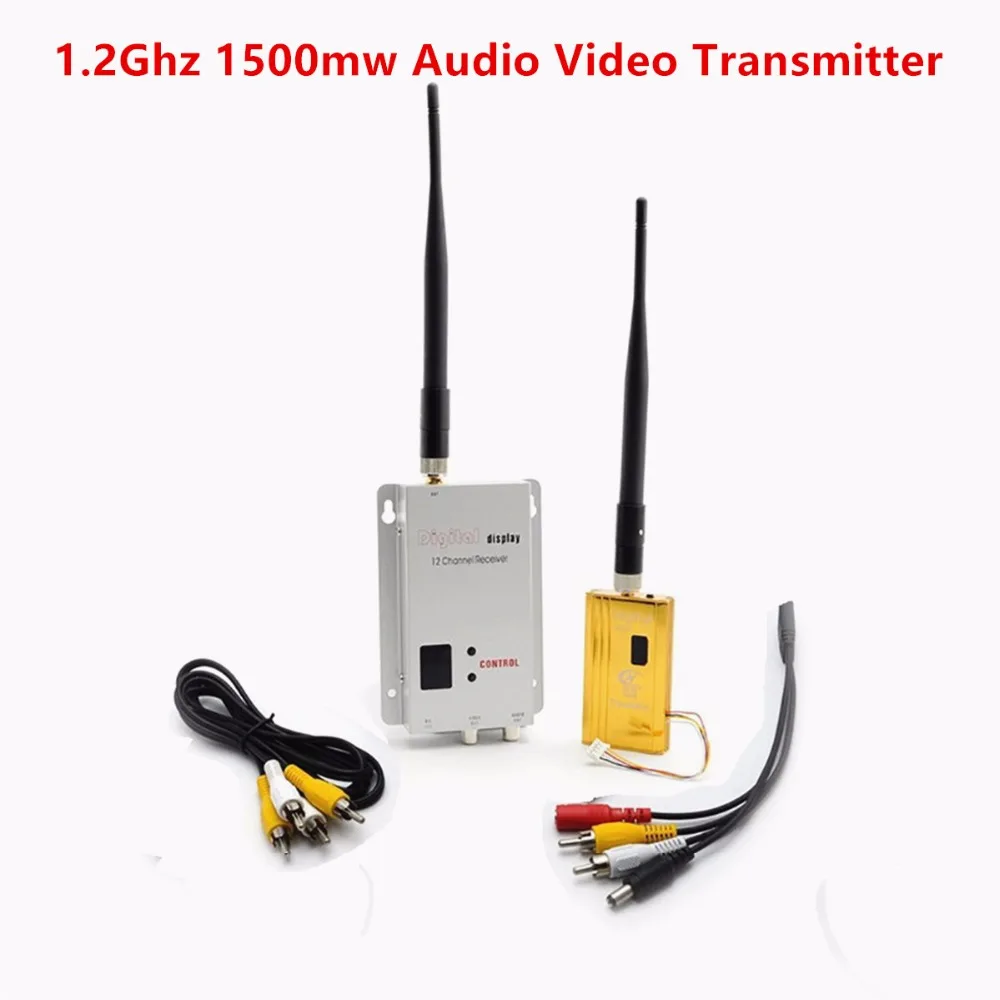 

FPV 1.2Ghz 1.2G 8CH 1500mw Wireless AV Sender TV Audio Video Transmitter Receiver For QAV250 250 RC FPV Quadcopter Drone