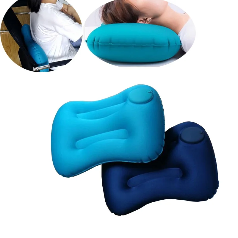 Inflatable Air Bed Travel Pillow Cushion For Camping Hiking Backpacking travel pillow,inflatable pillow