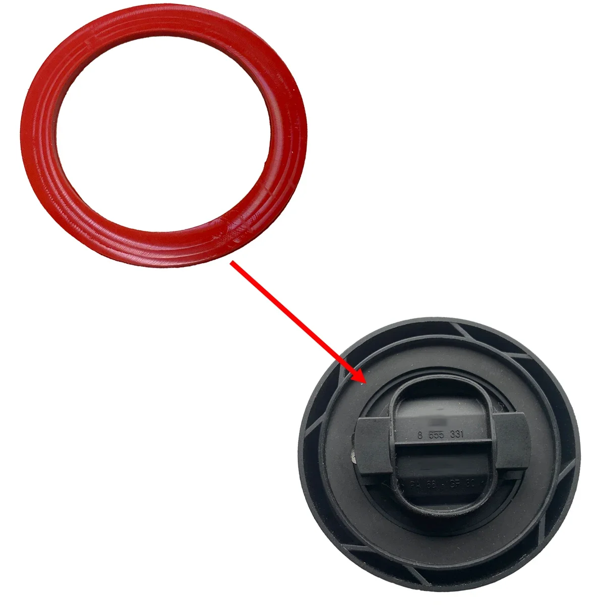 Oil Filler Cap Silicone Seal Gasket for BMW 1-7 Series X1-X6 M Z4 E46-F30 11128655331 oil filler cap