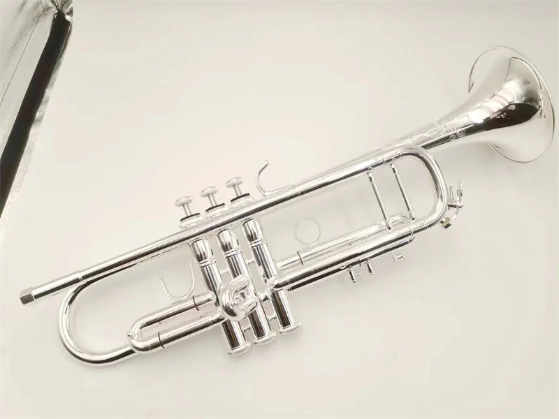 trumpet Stradivarius 37 Anniversary Silver Trumpet Pipe Flat Instrument Brass Strudents