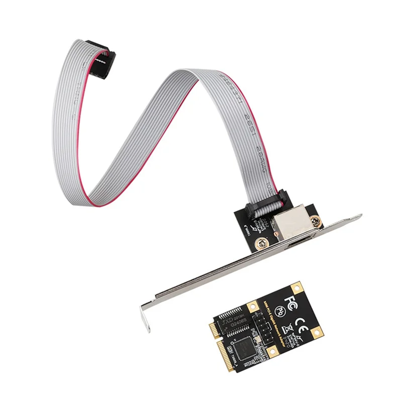 

Сетевой адаптер RJ45 LAN Gigabit Ethernet Mini PCI Express PCI E, MINI PCIE Gigabit, сетевая карта для Intel I210 1000M