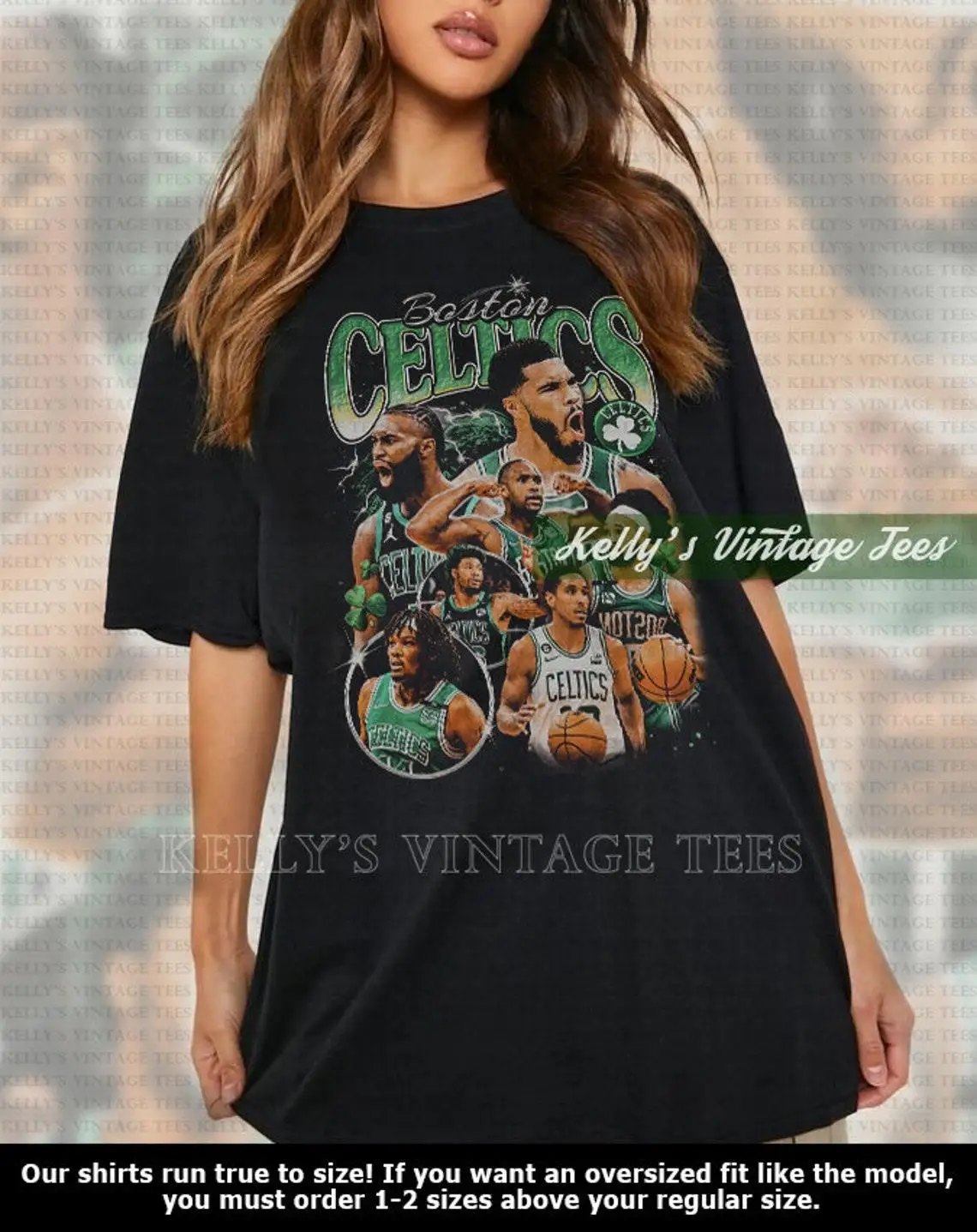 Jayson Tatum Jaylen Brown Marcus Smart tee Boston Celtics Star Players  T-Shirt