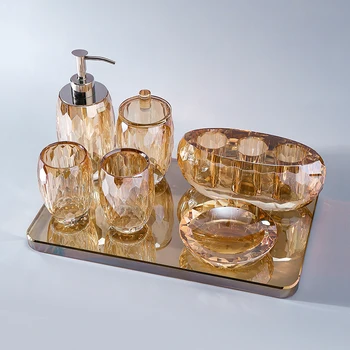 Crystal Bathroom Amenity Set 1