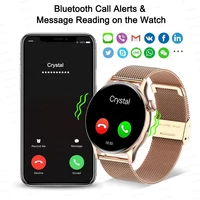 Montre connectée NFC 2026 avec écran AMOLED HD, GPS, suivi sportif, fréquence cardiaque, appels Bluetooth, étanche, pour femmes, cadeau pour femme 3