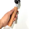 Wooden Handle Pull Up Ball Grip Finger Strengthener Exerciser Arm Muscle Strength Workout Rock Climbing Bouldering Training Tool 2